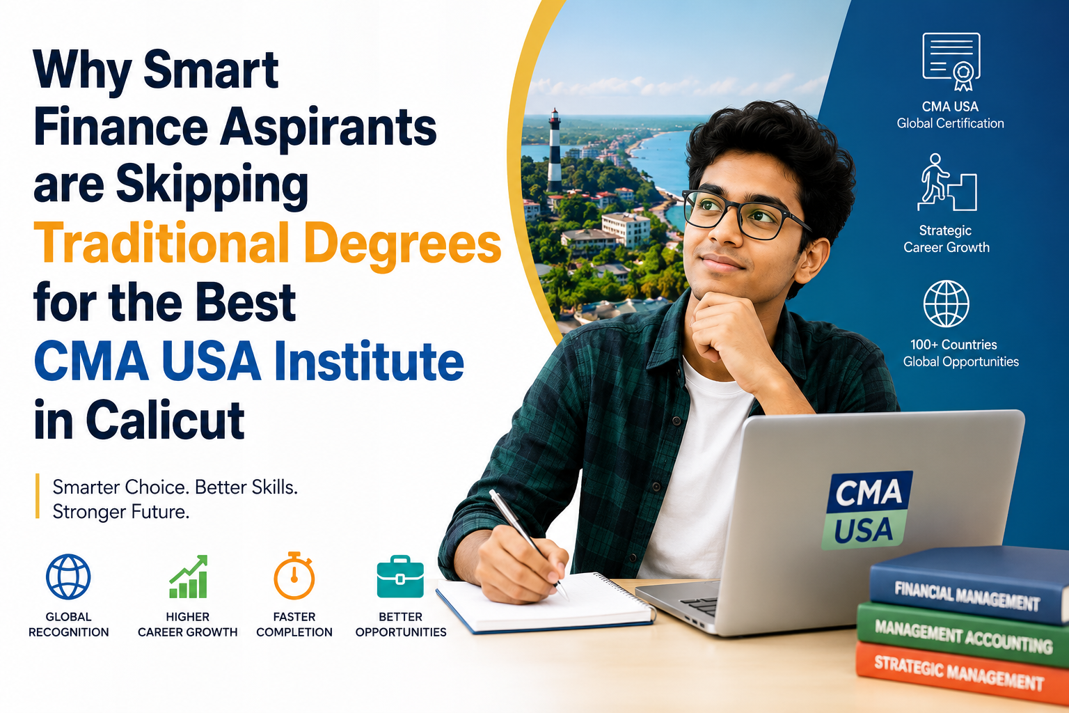 Why Smart Finance Aspirants are Skipping Traditional Degrees for the Best CMA USA Institute in Calicut