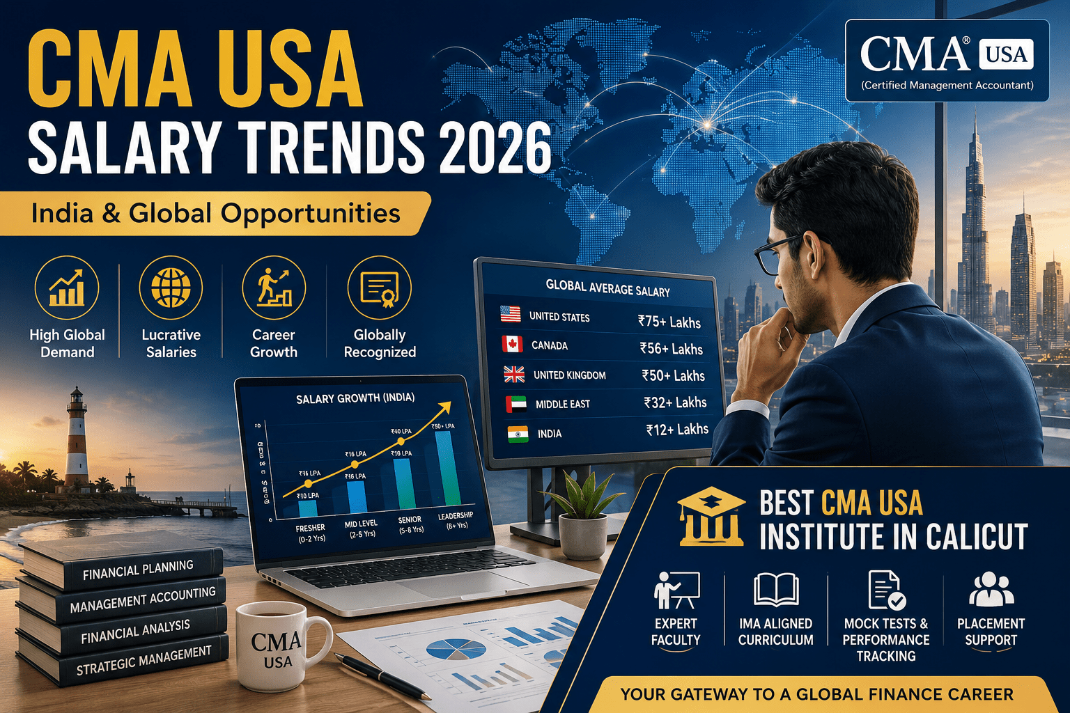 CMA USA Salary Trends in India and Around the World Best CMA USA Institute in Calicut