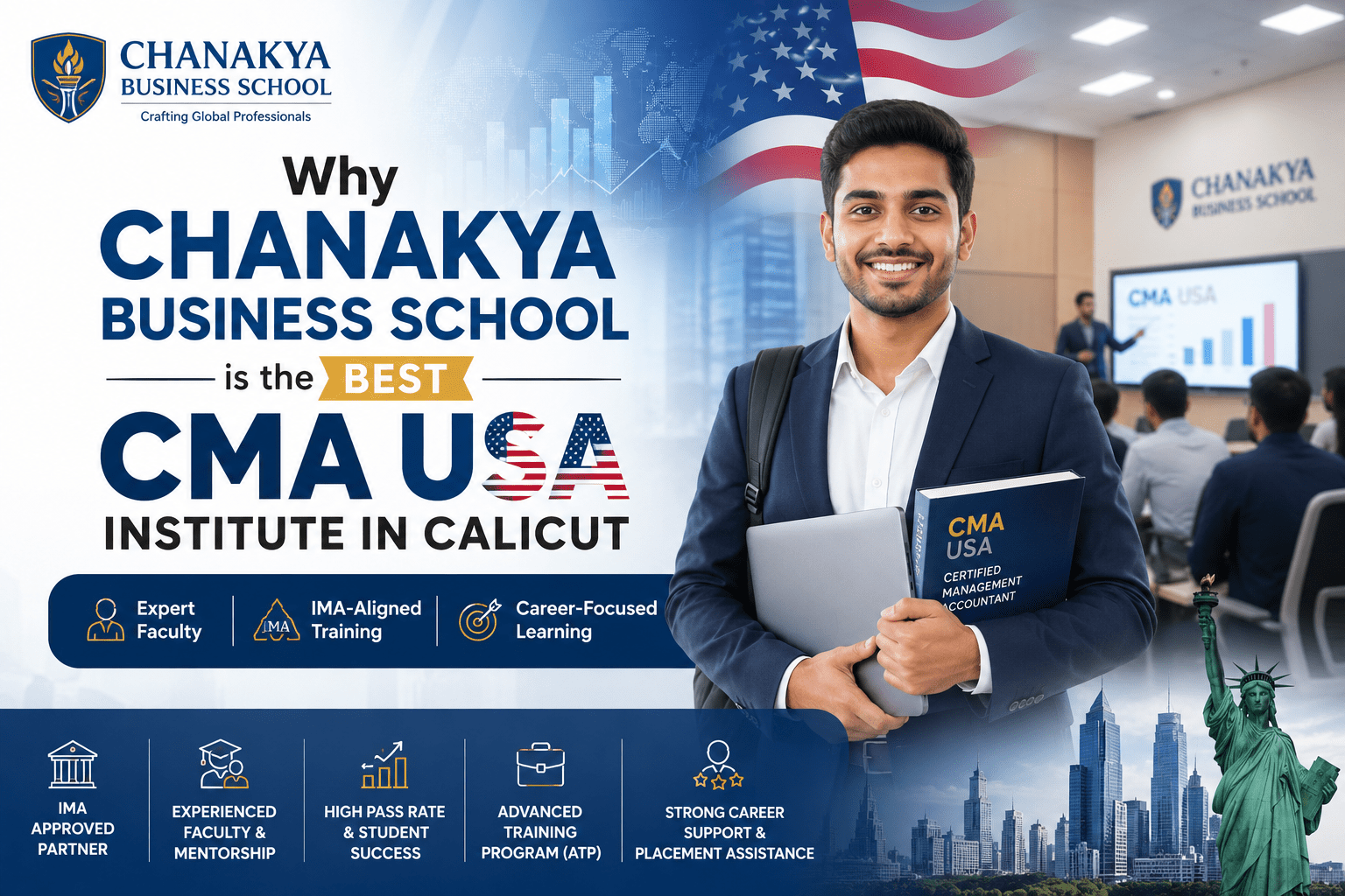 Why Chanakya Business School is the Best CMA USA Institute in Calicut